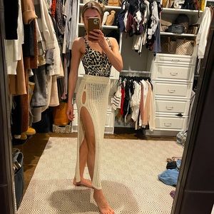 Forever21 Crocket maxi skirt cover up